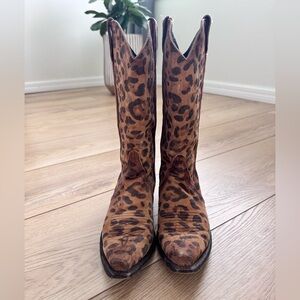 Cavenders Leopard Cowboy Boots